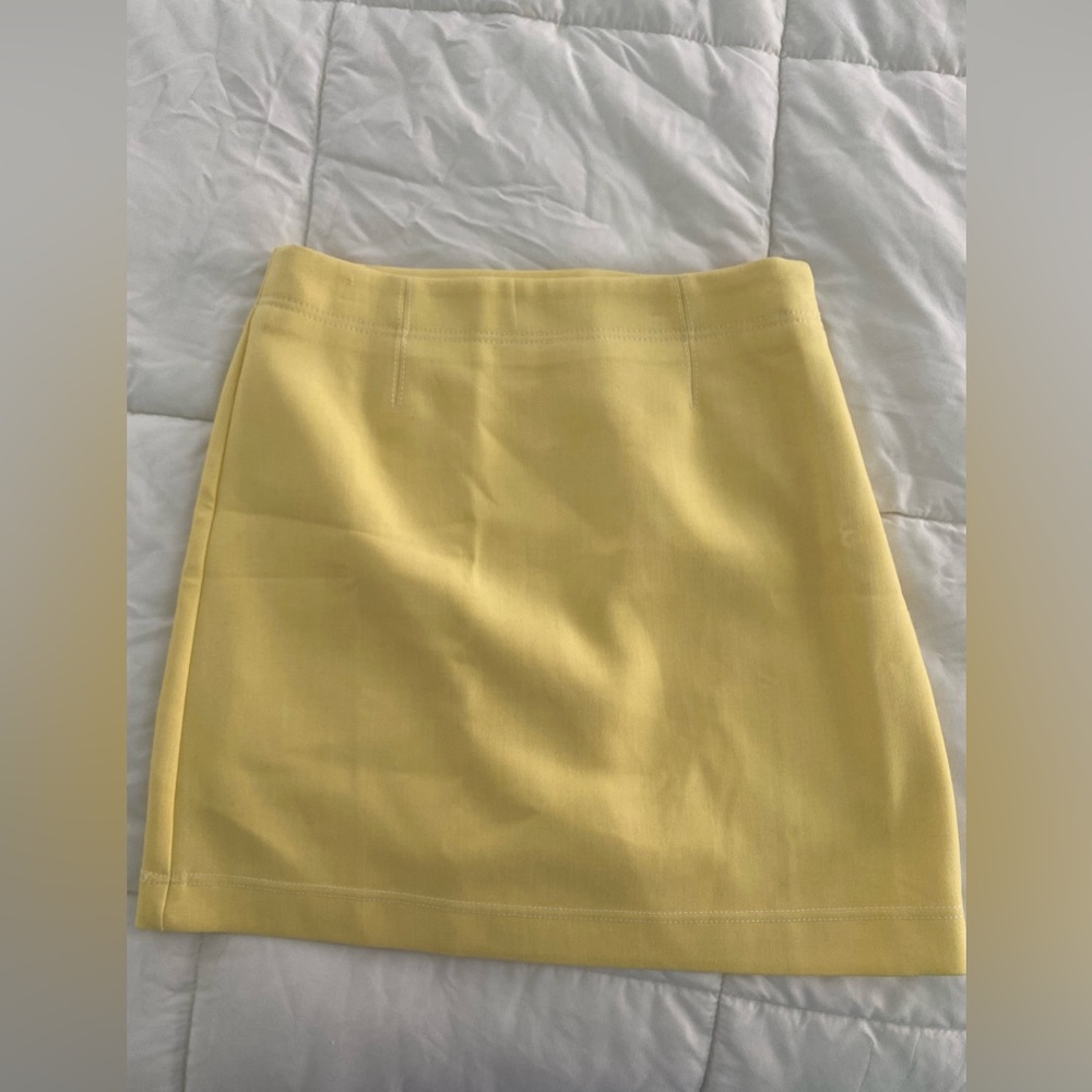 LOFT Yellow Skirt